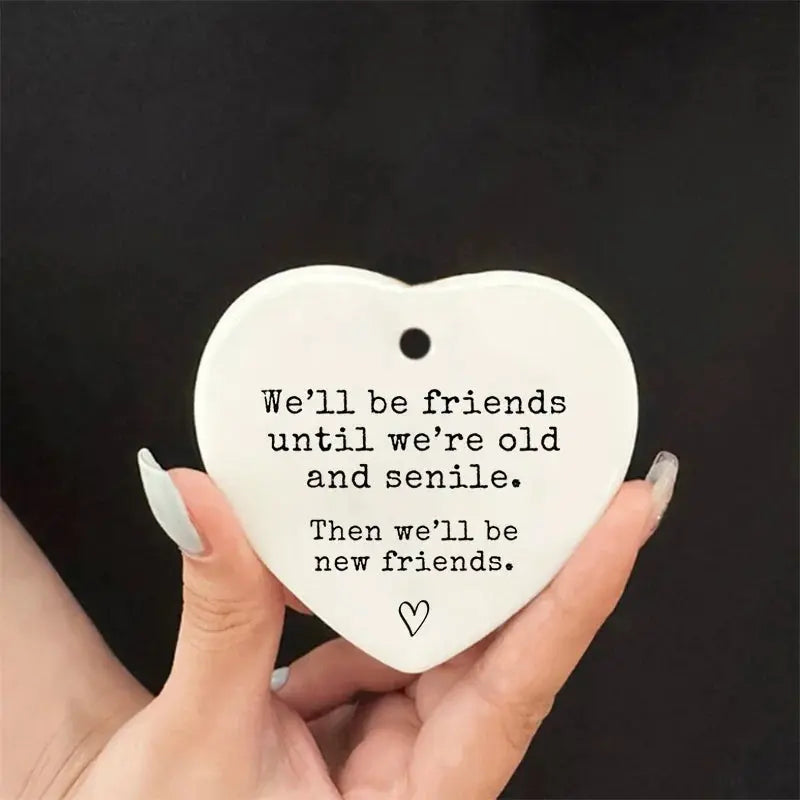 1pc Best Friend Gifts - Gift for Best Friend - BFF Birthday Gift - Christmas Gift for Besties - Funny Gift - Christmas Ornament Good Vibrations