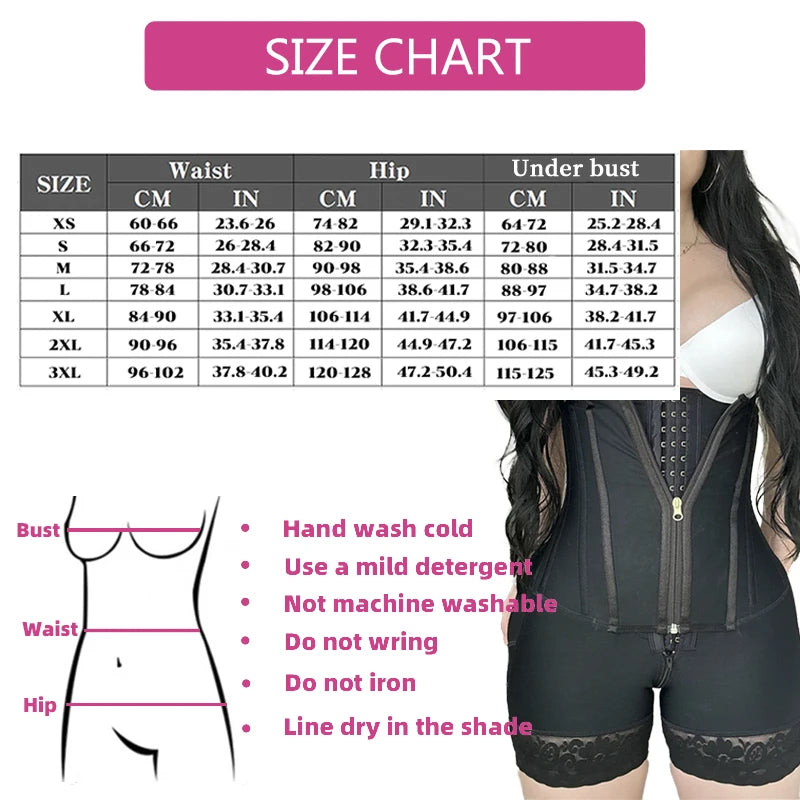 Women High Compression Girdle Shaper Postpartum Belly flat Sheath Waist Trainer  Colombia Abdomen Control Shapewear Good Vibrations