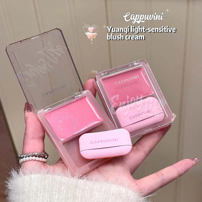 Yuanqi Blush Cream Is A Moisturizing And Evenly Pigmented Blush With Natural Light Swelling Color And Girlish Pink Blush Good Vibrations