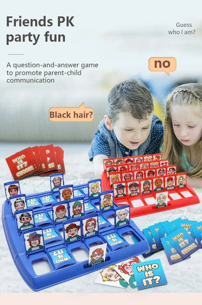 Guess Who I Am Board Game Toy Parent-child Friend Interaction Game Children's Logical Reasoning Puzzle Toys for Boy Girl Gifts Good Vibrations