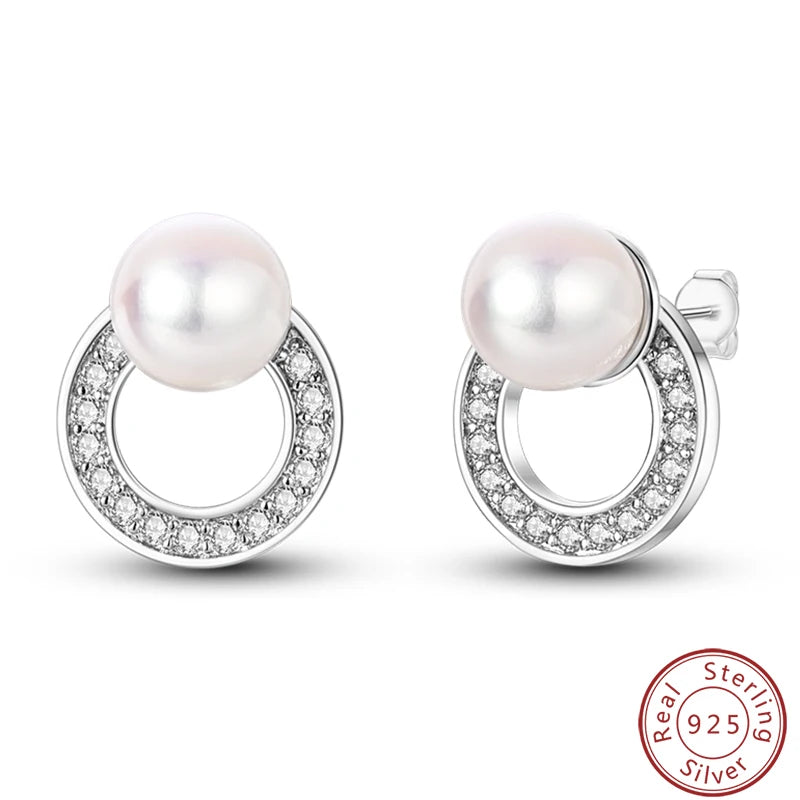 Women's Earrings 925 Sterling Silver Ocean Cute Pet Insect Plant Multi Style Earrings Fit Anniversary Delicate Jewelry Gifts Good Vibrations