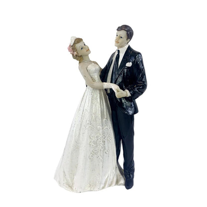 2025 Cake Toppers Dolls Bride and Groom Figurines Funny Wedding Cake Toppers Stand Topper Decoration Supplies Marry Figurine Good Vibrations