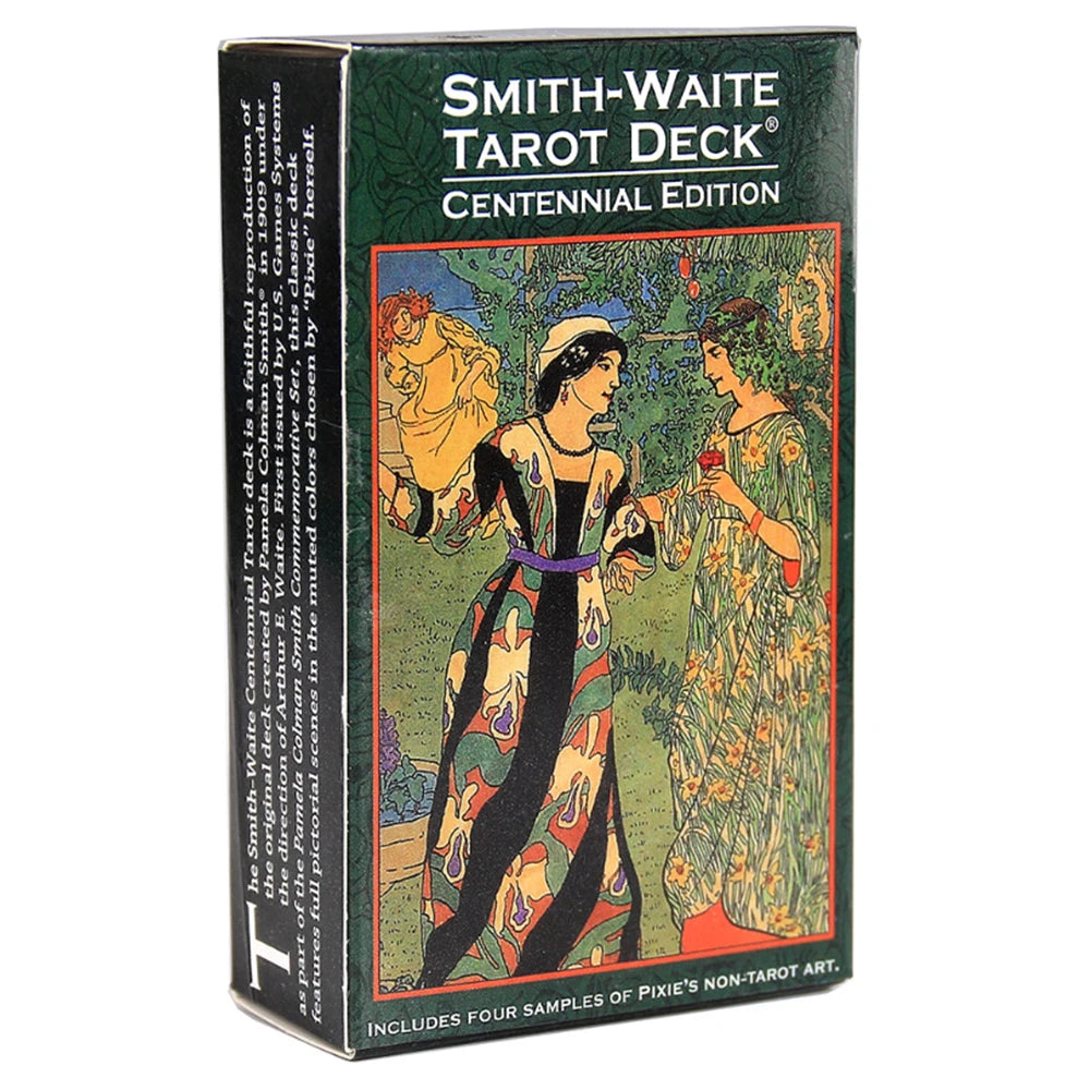 Classic The Rider Waite Tarots With Divination Personal Use Tarot Deck Full English Spanish Version Oracles Deck for Board Game Good Vibrations