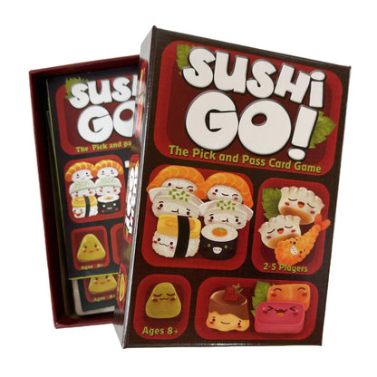 Sushi Go Card Game - Sushi Go Party! The Pick&Pass Card Game,Family Fun Cards, Perfect for Parties & Home Board Deck Wholesale Good Vibrations