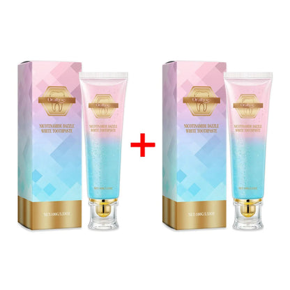 Nicotinamide Teeth Brightening Toothpaste Fresh Breath Deeply Cleaning Hygiene Removing Plaque Stains Oral Care Toothpastes 100g Good Vibrations