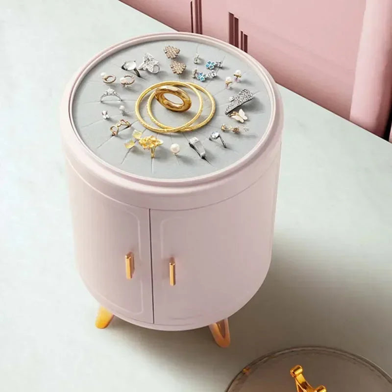 Jewelry Box Organizer Rings Storage Box Earring Necklace Display Desktop Organizer Jewelry Showcase Gifts for Woman Good Vibrations