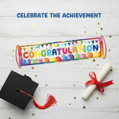 Graduation Season Decoration Holding Banners Atmosphere Photo Props Graduation Party Decoration Good Vibrations