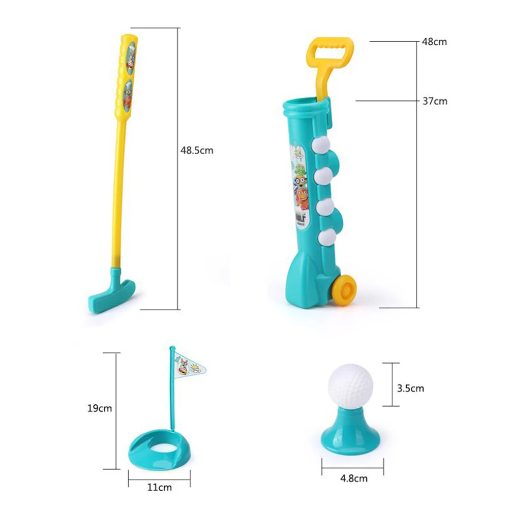 Mini Putter Golf Club Toy Funny Sports Golf Clubs Set Parent Child Educational Activities Outdoor Sports Game Toy Good Vibrations