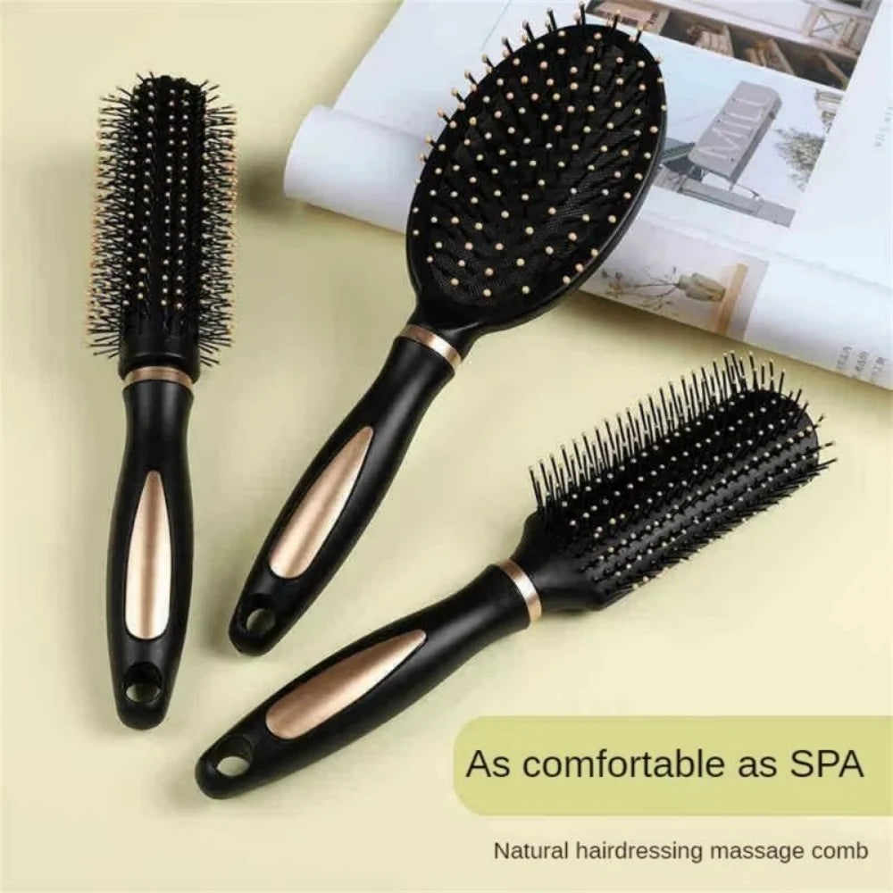 Professional Salon Straight Smooth Paddle Hair Brush Large Hairdressing All Hair Type Hairbrush Styling Comb for Women Men Good Vibrations