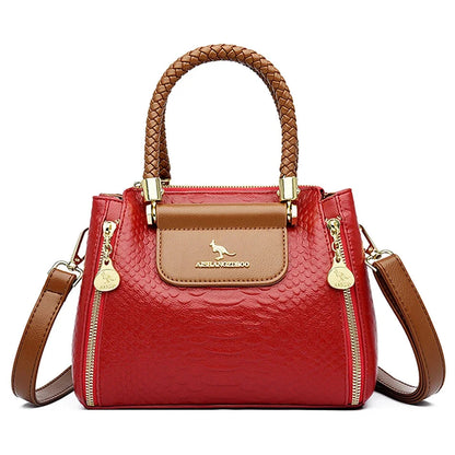 Fashion Crossbody Bags for Women Designer Ladies Purses and Handbags High-quality Soft Leather Women Shoulder Messenger Bags Sac Good Vibrations