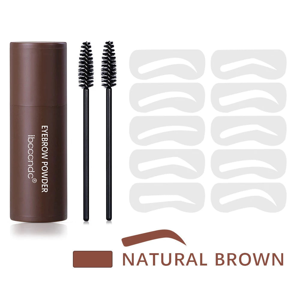 New Perfect Eyebrow Stamp Stencil Kit Eye Brow Stencil Stamp Kit Waterproof Long Lasting Eyebrow Enhancers Brow Powder Stamp Good Vibrations