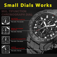 Relogio Masculino WWOOR Mens Watches 2024 Top Brand Luxury Wrist Watches For Men Gold Big Golden Male Chronograph Wristwatch Man Good Vibrations