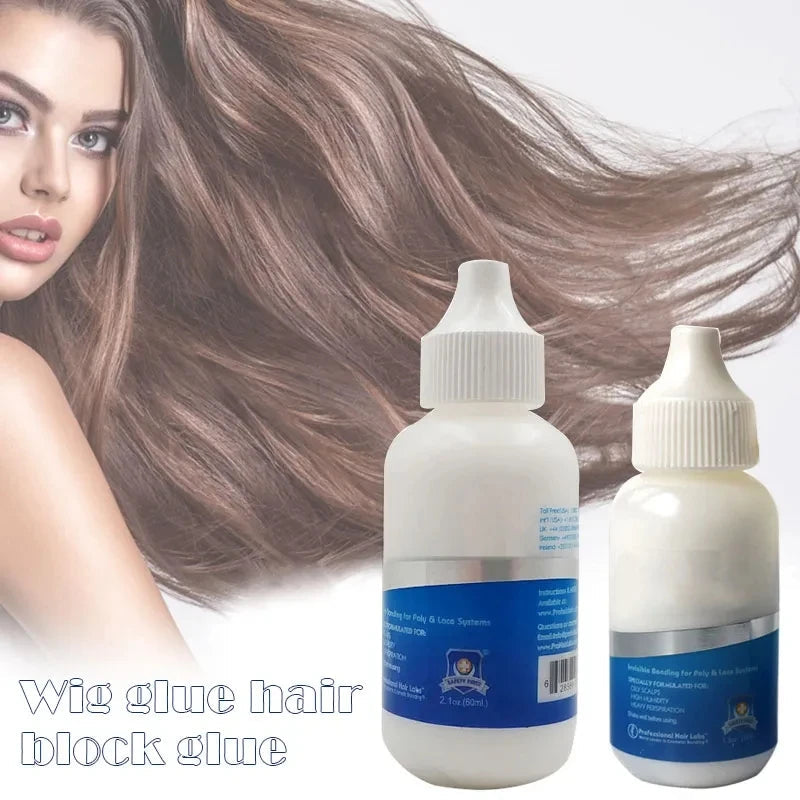 Wig Adhesive Waterproof Lace Glue Invisible Hair Bonding Glue For Toupee Frontal Closure Hair Replacement Adhesive Ghost+Remover Good Vibrations