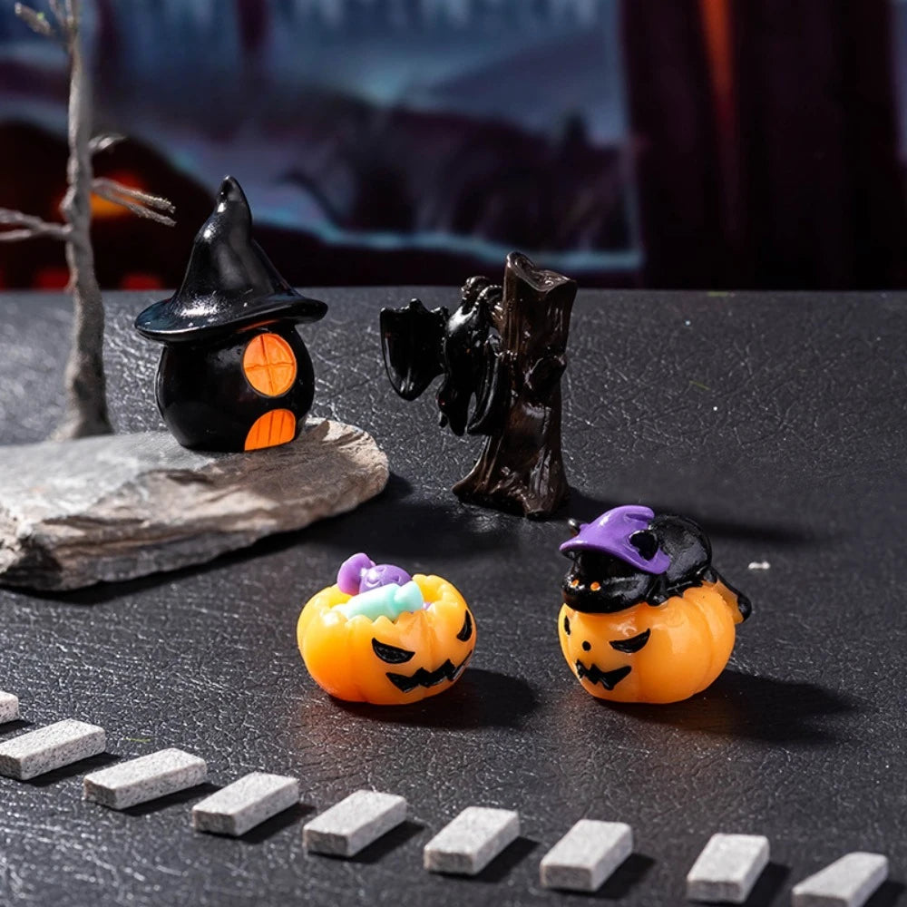 Micro-landscape Halloween decoration accessories mummy skull rabbit magic house ghost pumpkin ornaments  party decoration Good Vibrations