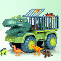 Dinosaur Transport Engineering Truck, Tyrannosaurus Rex Toy Vehicle, , Dinosaur Eggs, Children's Toy Vehicle Good Vibrations