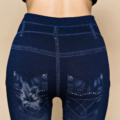 Hot Sexy Women Jean Skinny Jeggings Pants high waist leggings female print ankle-length Slim Legging Fitness Plus Size Good Vibrations