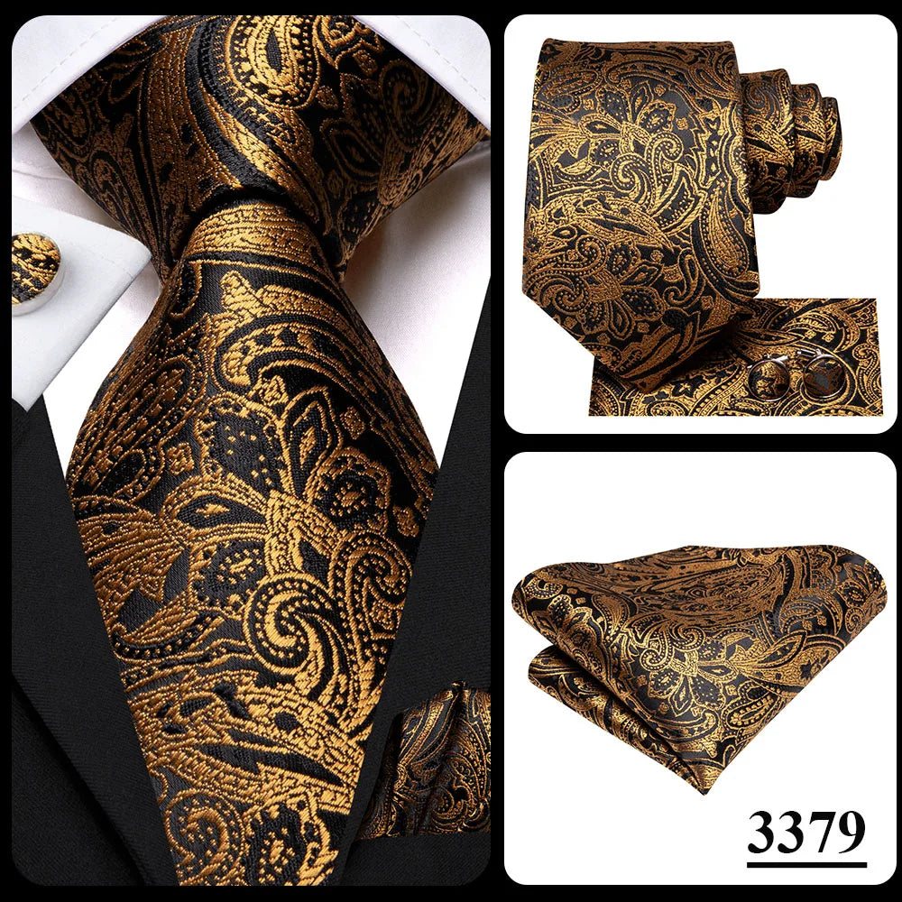 Hi-Tie Blue Business Solid 100% Silk Men's Tie NeckTie 8.5cm Ties for Men Formal Luxury Wedding High Quality Gravata Good Vibrations