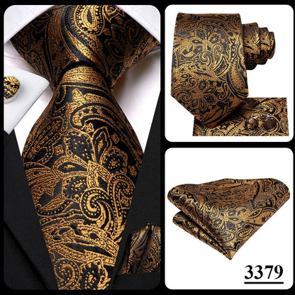 Hi-Tie Blue Business Solid 100% Silk Men's Tie NeckTie 8.5cm Ties for Men Formal Luxury Wedding High Quality Gravata Good Vibrations