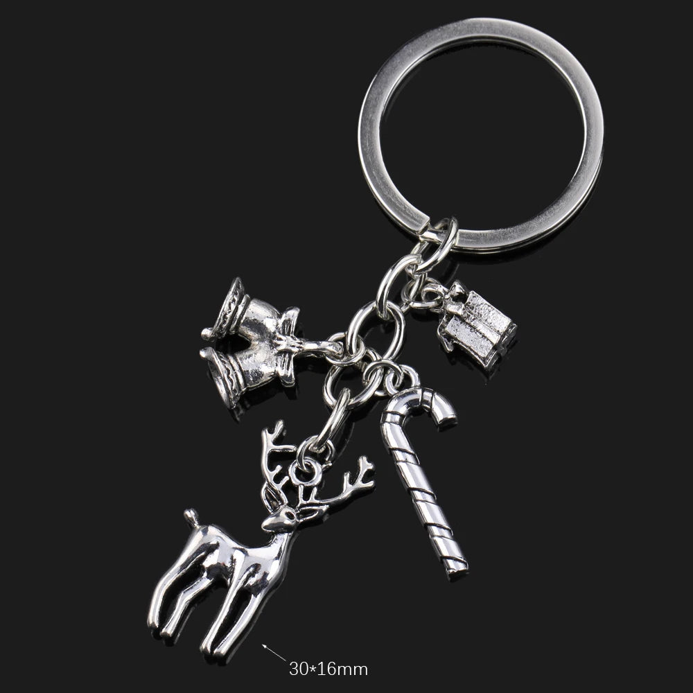Fashion Animal Women Keychain Car Moon Cat Dog Love Heart Key Chain Friends Gift Jewelry Bag Pendant Wing Evil Eye Angel Turtles Good Vibrations