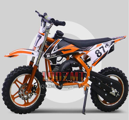 49CC 50CC 4-Stroke ATV OFF-road Gasoline Motorcycle Racing MOTO Dirt Bike Motorbike For Adult Children Boy Girl Child Men Women Good Vibrations