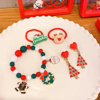 Children's Christmas Gift Jewelry Set: Colorful Bracelet, Versatile Ring & Headrope– Ideal Festive Xmas Present for Boys & Girls Good Vibrations