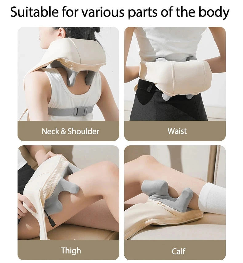 Multifunctional Cervical Massager Shoulder Neck Hot Compress Trapezius Muscle Massager Good Vibrations