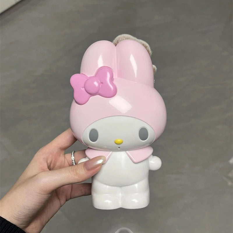 Melody Makeup Brush Holder Cute Cosmetic Organizer Vanity Storage Pink Home Office Desk Decor Gift for Women Girls Best Friend