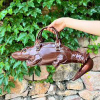 Purses and handbag luxury Designer Women's bag Purse pu leather high quality handmade handbags funny Shape Shoulder bag Good Vibrations