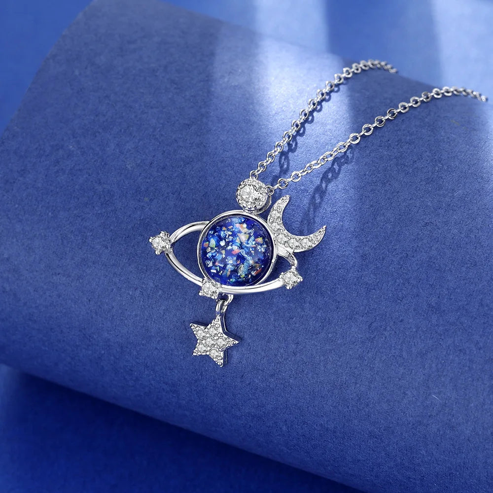 925 Sterling Silver AAA Zircon Necklace Chain High Quality Fashion Jewelry For Women Men Wedding Birthday Party Gift Good Vibrations