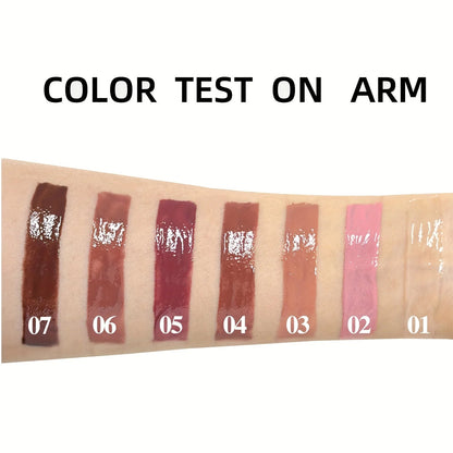 Hydrating Crystal Lip Oil - Plumping & Moisturizing Gloss with Tinted Shades for All Skin Types Good Vibrations