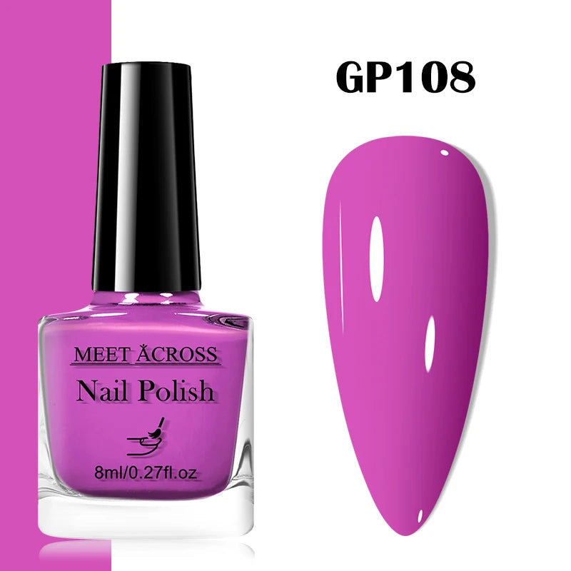 48 Colors Nail Polish Quick Dry No-bake Lasting Water-based Tearable Manicure Not Easy To Fade Semi-permanent Varnish Nail Art Good Vibrations