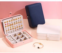 Jewelry Boxes Leather Jewelry Box Organizer Jewelry Display and Packaging Ring Box Suitable for Earrings and Rings Good Vibrations