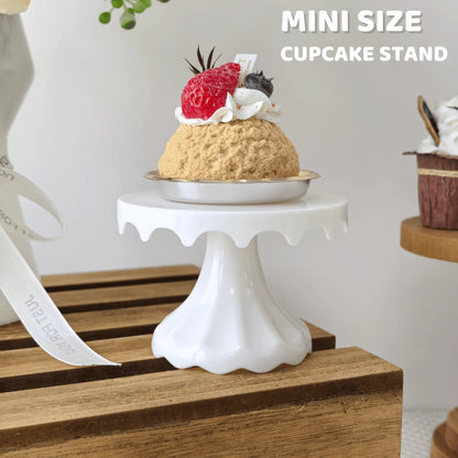 1Pc 4.7Inch Plastic Dessert Table Display Set, Cake Stands, Cupcake Holder, Serving Trays, Versatile Design for Birthday Parties Good Vibrations