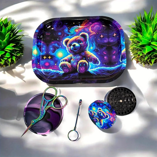 2" Cute Bear Herb Grinder Rolling Tray Good Vibrations Adult Super Store