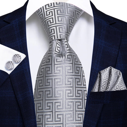 Hi-Tie 8.5cm Business Black Solid Paisley 100% Silk Men's Tie Neck Strip Ties for Men Formal Luxury Wedding Neckties Gravatas Good Vibrations