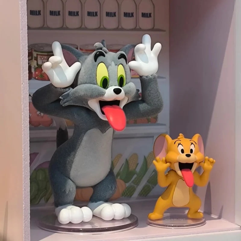 52toys New Product Tom And Jerry Mental State Tasting Blind Box Office Desktop Decoration Model Birthday Gift Children'S Gift Good Vibrations