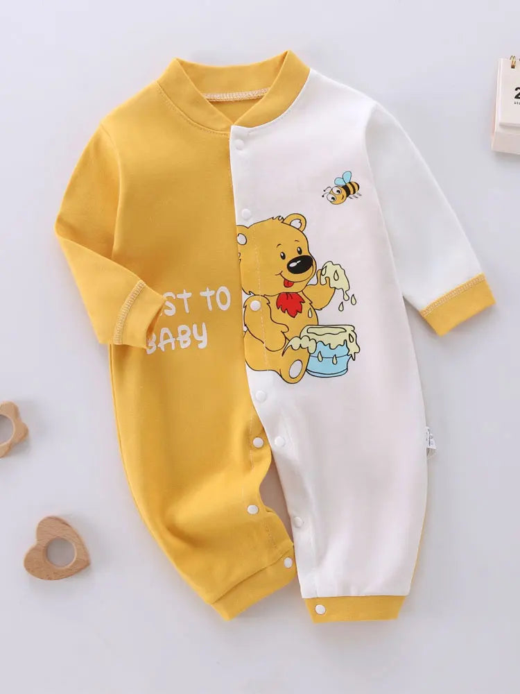 Baby Garment Jumpsuit Bodysuit Clothes Children Koala Newborn Softness Breathable Comfort Spring Clothings Cotoon One-Piece Good Vibrations