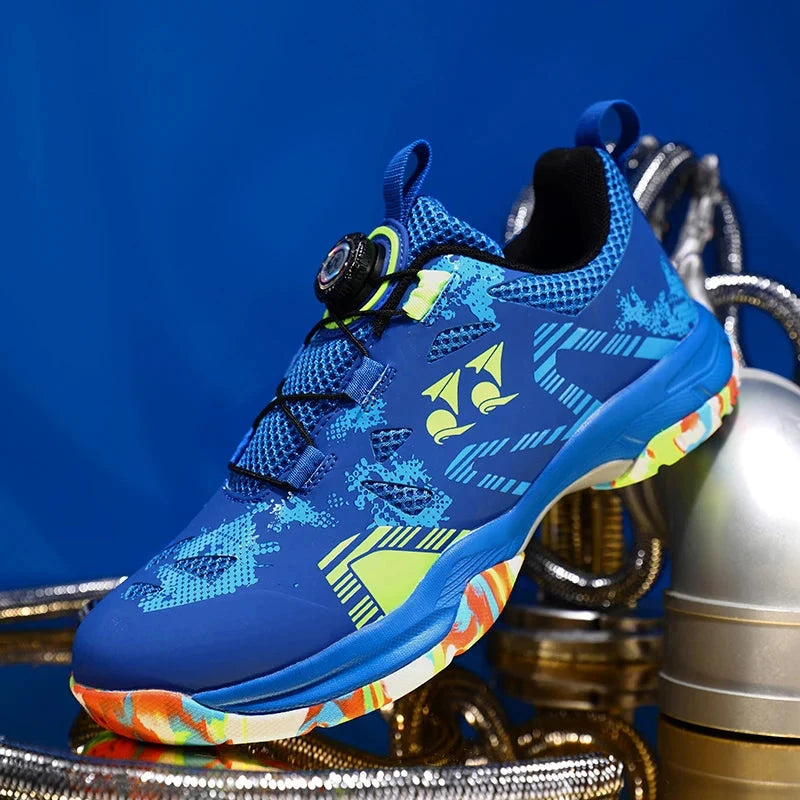 Lightweight and Breathable Tennis Shoes Men's and Women's Cushioned Sports Shoes Outdoor Badminton Shoes Anti Slip Walking Shoes Good Vibrations