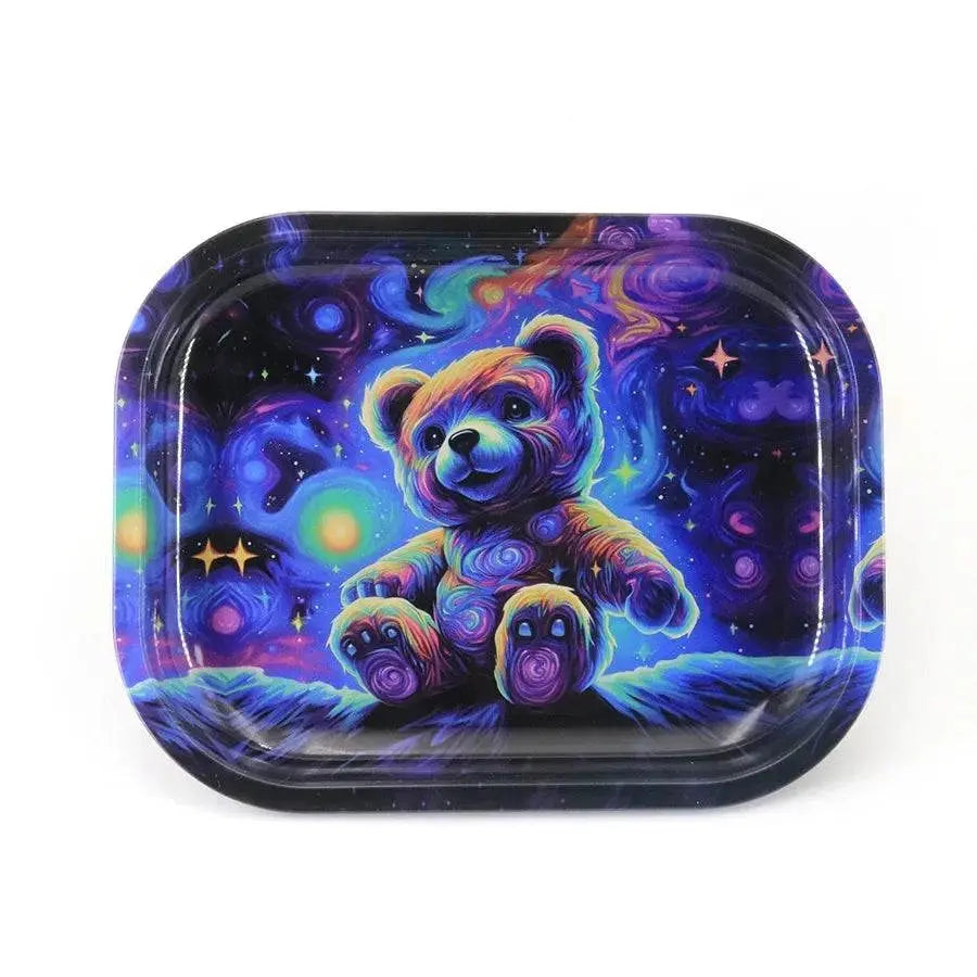 Various Pattern Designs Rolling Tray Herb Tinplate Plate Grinder Tools Rolling Tray 180 x 140 MM Herb Tobacco Smoke Accessories Good Vibrations Adult Super Store