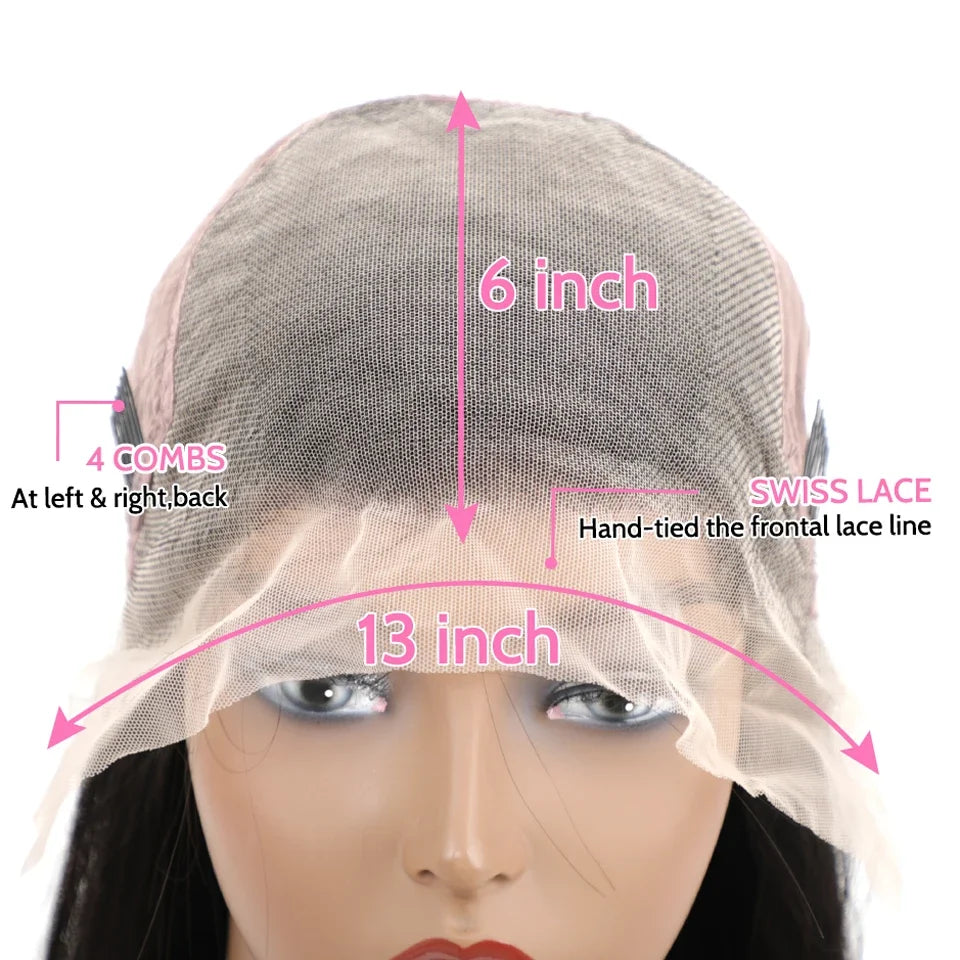 YAWAWE Glueless Wig Human Hair Ready To Wear Water Wave Pre-plucked 13x6 Lace Frontal Wigs For Women HD Lace Wigs Clearance Sale Good Vibrations