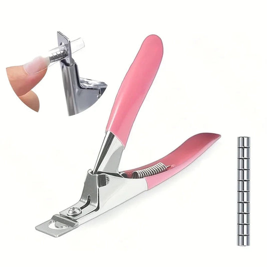 Acrylic Nail Clippers with 15Pcs Magnets Nail Clippers Cutters for Long Acrylic Gel Nails Tips Adjustable Stainless Good Vibrations