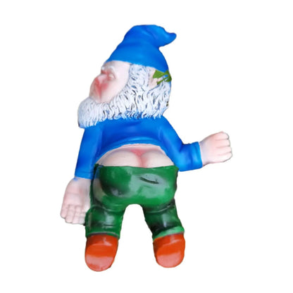 15cmDrunken Garden Gnomes  Funny Resin Statues for Home Decor  Whimsical Indoor Outdoor Ornaments EcoResin Weatherproof Good Vibrations