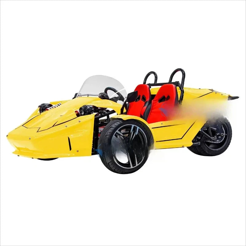 Cross-border 350Cc 3-Wheel Drive Motorcycle High Speed Roadster with Battery Electric Racing Car Good Vibrations