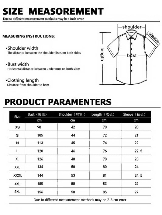 Hawaiian linen shirt men's 3D printed summer loose fit Hawaiian top casual short sleeved lapel shirt men's style Good Vibrations