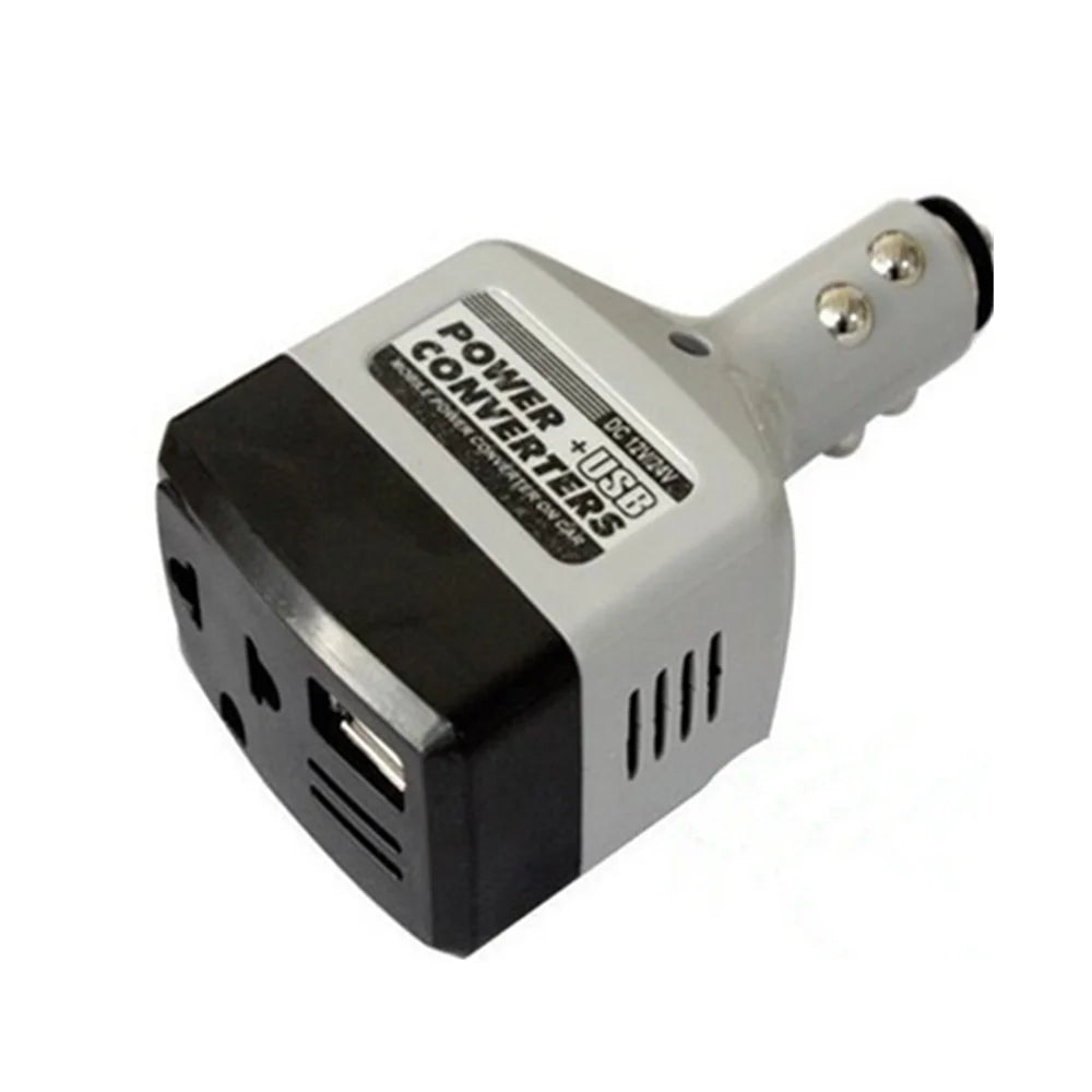 Car Converter Universal Power Transformer 12v/24v To 220v Inverter Power Converter Good Vibrations