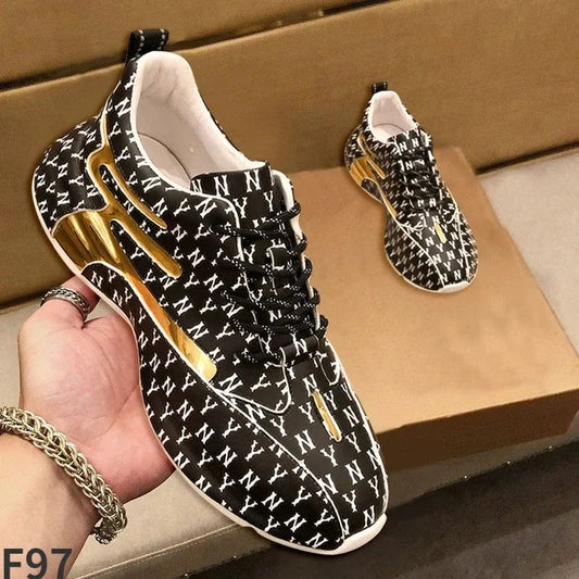 Luxury 2025 New Men's Breathable Sports Shoes Popular Low cut Thick Sole Elevated Casual Shoes Outdoor Running Shoes sneakers Good Vibrations