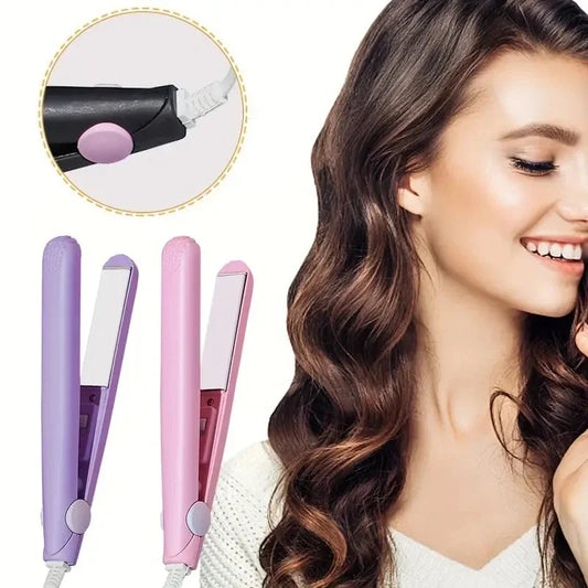 Mini Hair Straightener, Multi-color Splint, Quick Heating, Non-damaging Ceramic Plate, Bangs Clip, Curling and Straightening Good Vibrations