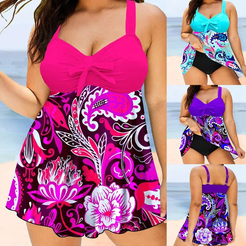 Women'S Large Size Printed Swimsuit Cherry Conservative Underwire Swimsuit Tops For Women Large Bust Womens Swimsuit Bottoms Good Vibrations