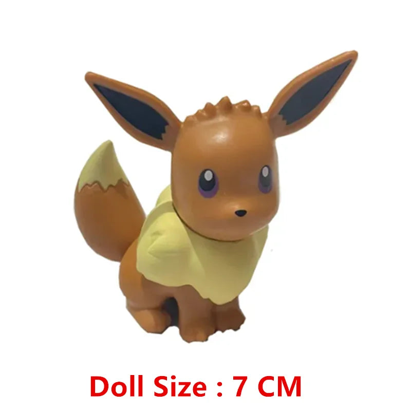 Pokemon 4-13Cm New Cartoons Movie Anime Figure Pikachu Mewtwo Charmander Blastoise Gurado Pet Action Model Toy Gifts Good Vibrations
