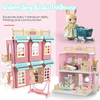 Dollhouse Girl Play House Toy Diy Tour Bus Bedroom Dresser Dining Kitchen Bathroom Shop Pretend Family Toys Girls Good Vibrations